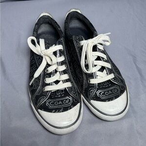 Coach Monochrome Logo Sneakers
